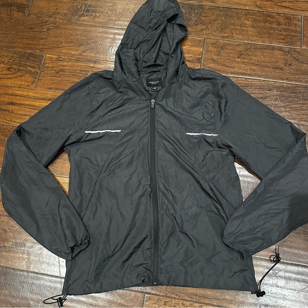 Black‎ Resolution Windbreaker Jacket